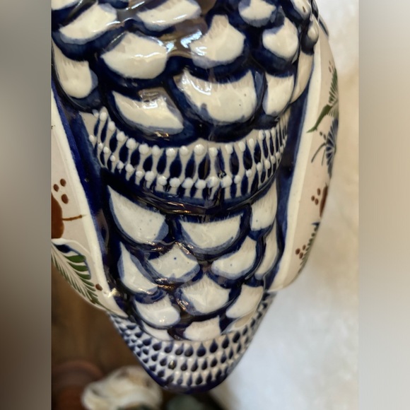 Vintage Tonala Santana Mexican Pottery Bird Figurine Dove Folk Art 13” long - Picture 13 of 16